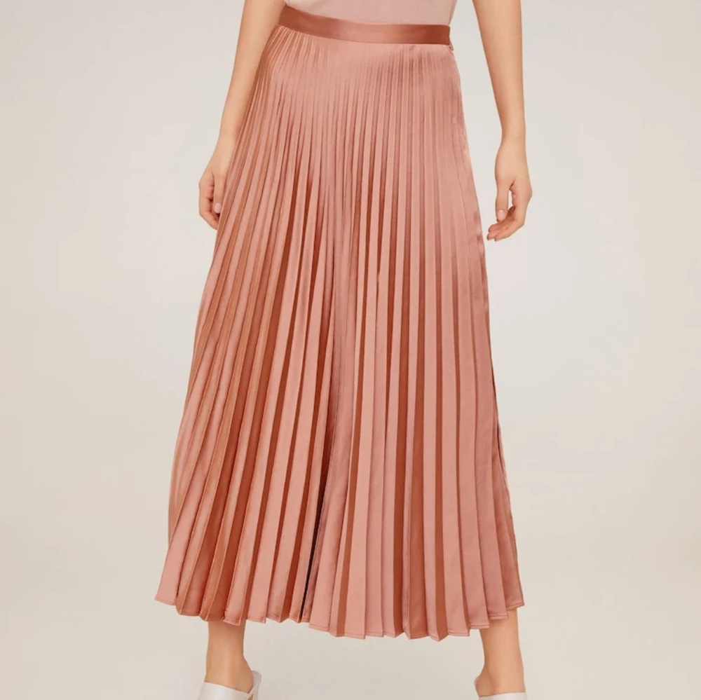 🔥Last 3🔥MANGO  Pleated Maxi skirt - Picture 4 of 8